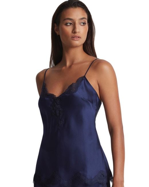 Aubade Blue Toi Mon Amour Pyjama Camisole Top