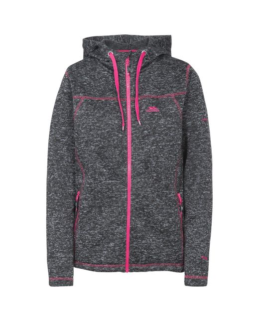 Trespass Gray Ladies Odelia Fleece Jacket
