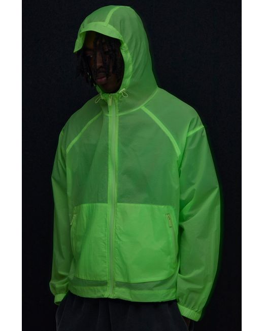 BoohooMAN Green Oversized Boxy Glow for men