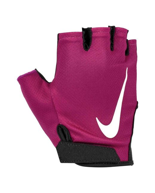 Nike Purple Ladies Gym Essential 2024 Fitness Fingerless Gloves