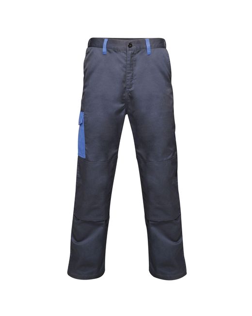 Regatta Blue Contrast Cargo Work Trousers New Royal) for men