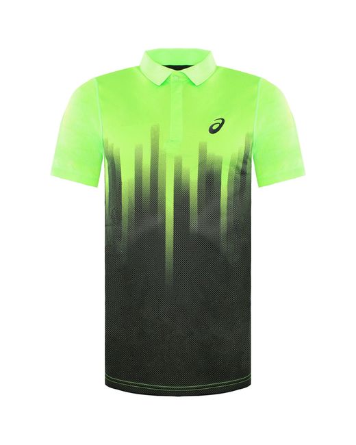 Asics Green Resolution Polo Shirt for men