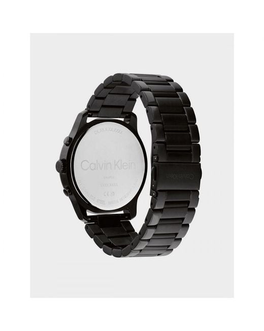 Calvin Klein Horloge - Ambition in het Black voor heren