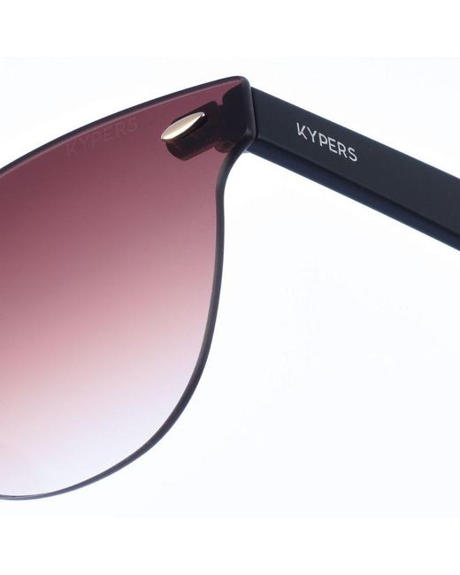 Kypers Brown Rose Oval Shape Nylon Sunglasses