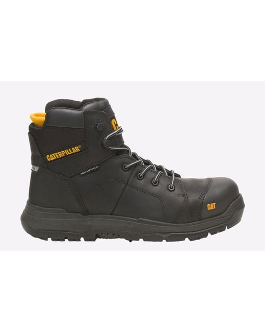 Caterpillar Safety Black Crossrail 2.0 Waterproof Boot for men