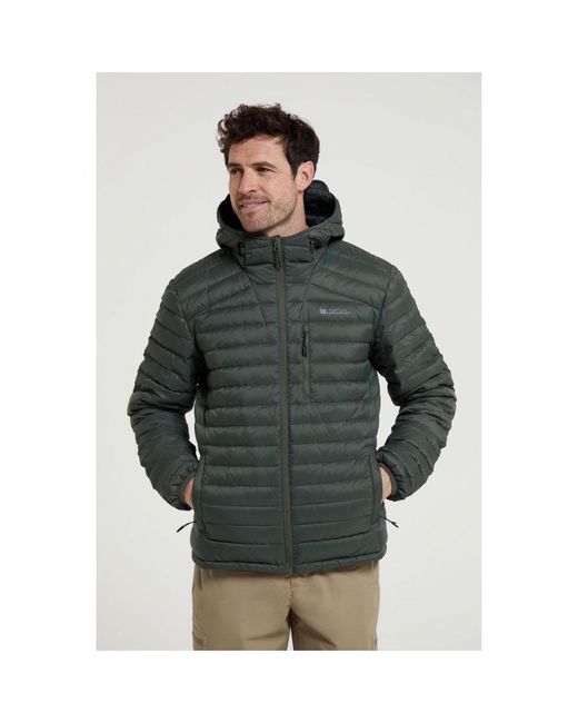 Mountain Warehouse Gray Henry Ii Extreme Down Filled Padded Jacket (Dark) for men