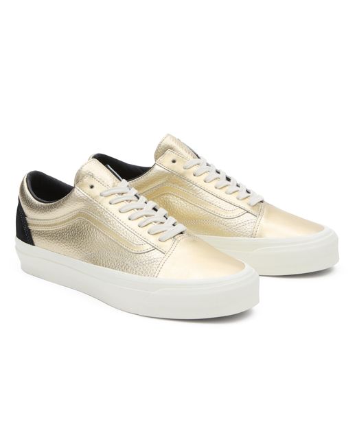 Vans White Premium Old Skool Sneakers