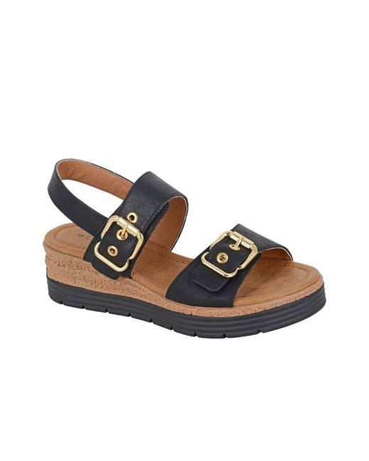 Cipriata Black Milia Sandals