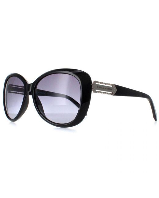 Karen Millen Black Butterfly Dark Gradient Km5049