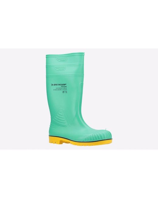 Dunlop Green Acifort Hazguard Safety Wellingtons for men