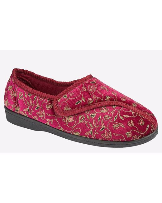 Zedzzz Red Janice Slippers