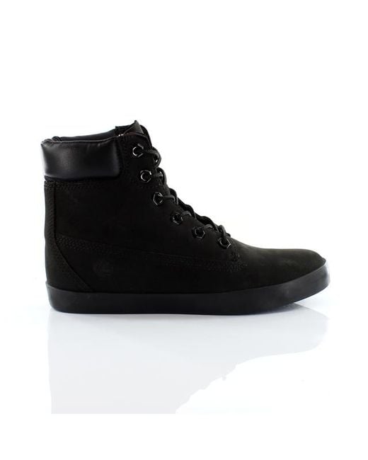 Timberland Black 6 Inch Glastenbury Nubuck Leather Lace Up Boots 6224B
