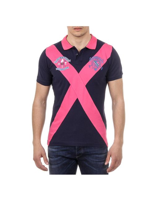 Ufford & Suffolk Polo Club Blue Short Sleeves Us003 for men