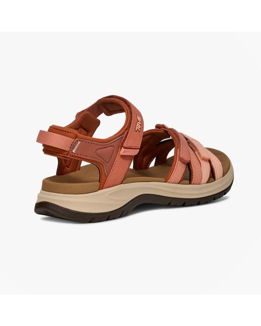 Teva Brown Tirra Sport Cross Strap Sandals Sedona Multi