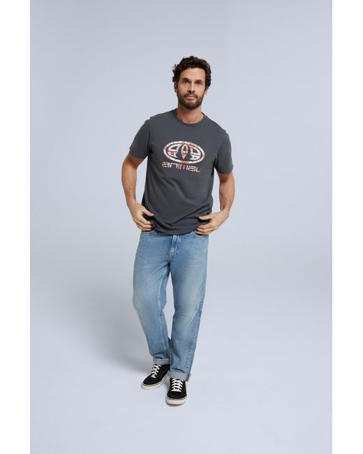 Mountain Warehouse Black 'Jacob' Cotton T-Shirt Comfy Beach Summer Casual Tee for men