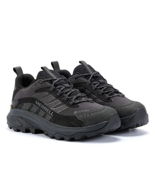 Merrell Black Moab Speed 2 Gtx Trainers Material_Synthetic for men