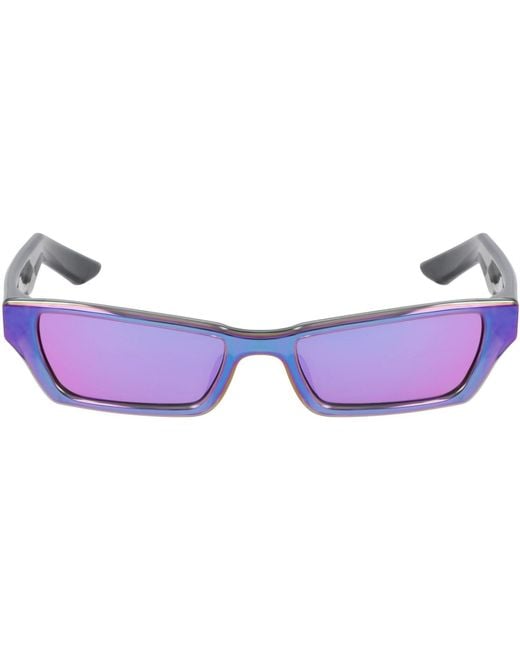 Nike Purple Accessories Boost Rectangle Sunglasses for men