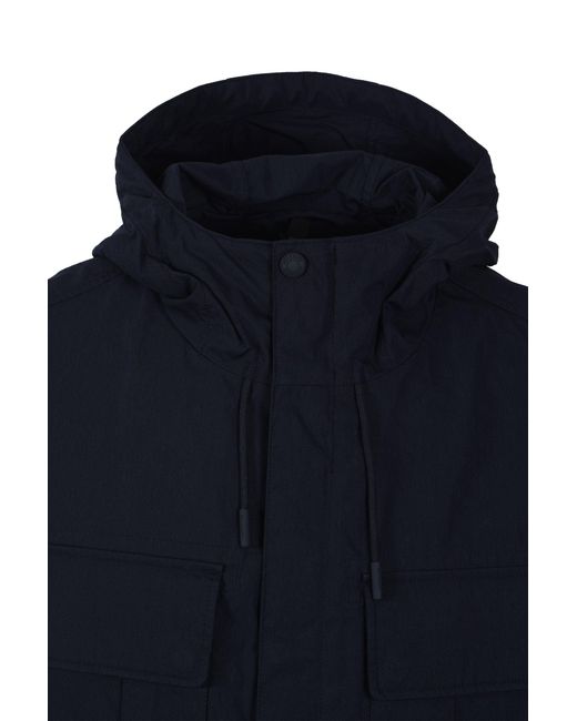 Belstaff Blue Cargo Jacket Dark Ink for men
