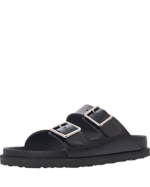 Birkenstock Blue X 1774 Arizona Shiny Leather Double Strap Sandal