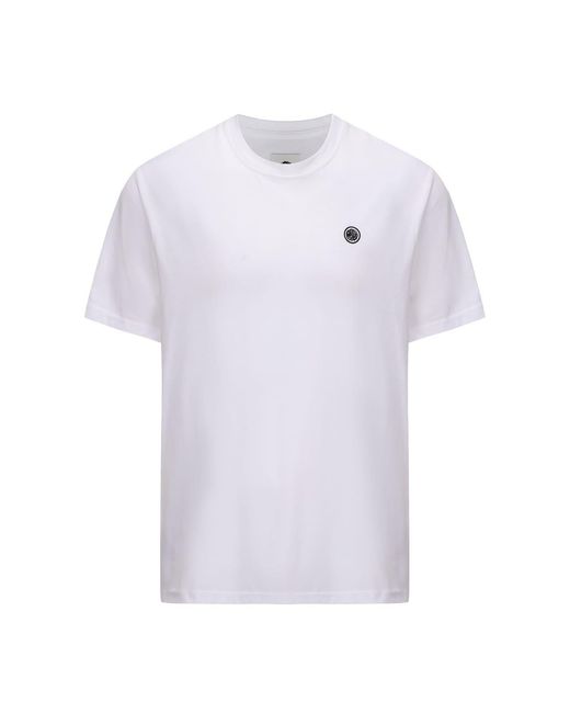 Pretty Green White Regular Fit Crew Neck T-Shirt for men