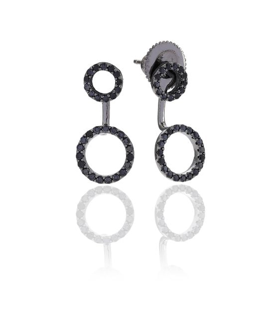Sif Jakobs White Biella Due Ear Jackets
