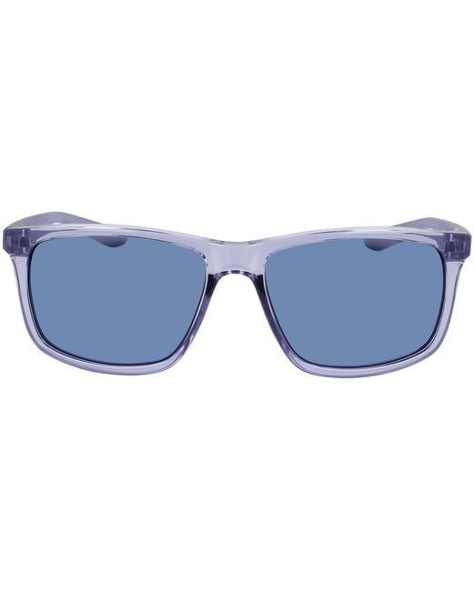 Nike Blue Accessories Ascent Square Sunglasses for men