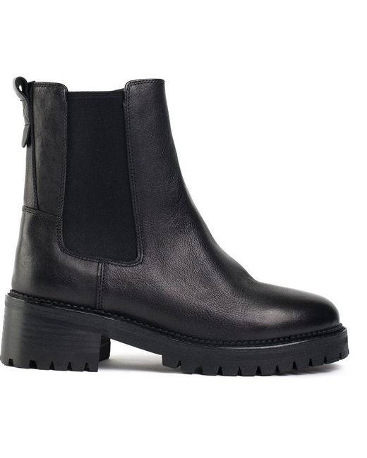 Sole Black Crafted Press Chelsea Boots