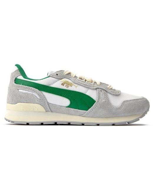 PUMA Green Rx 737 Vintage Trainers for men