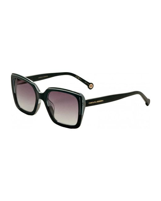 Carolina Herrera Black Her0143Gs-0Vqy-Ib Her0143Gs 0Vqy 53 Ib Sunglasses