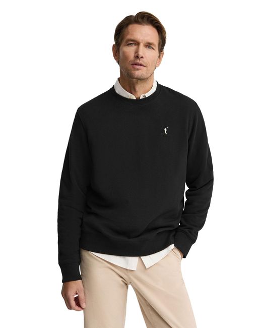 POLO CLUB Black Crew Neck Relaxed Fit Sweatshirt Sweatshirt27 for men