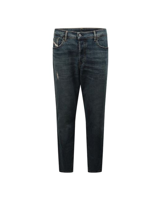 DIESEL Gray 2005 D Fining Tapered Jeans for men