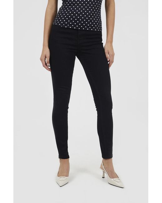 Brave Soul Blue High Waist Skinny Jeans Cotton