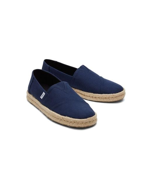 TOMS Blue Alpargata Rope 2.0 100% Cotton Espadrilles Material_Cotton for men