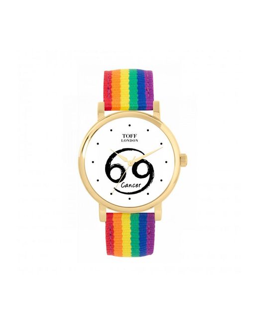 Toff London White Tlws-72799 Ladies Cancer Watch