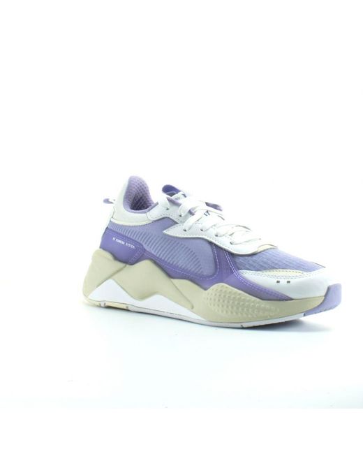 PUMA Blue Rs-X Tech Textile Lace Up Trainers 369329 05 for men