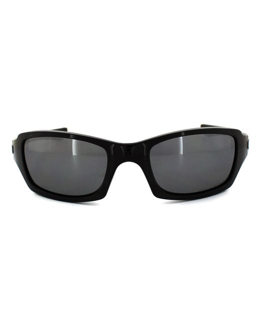 Oakley Black Sunglasses Fives Squared Oo9238-06 Polished Iridium Polarized for men
