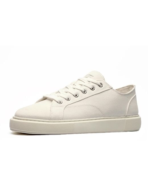 Jack & Jones Black Aspire Canvas Trainers for men
