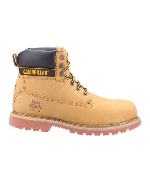 Caterpillar Safety Black Holton Boots for men