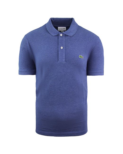 Lacoste Blue Slim Fit Polo Shirt Cotton for men