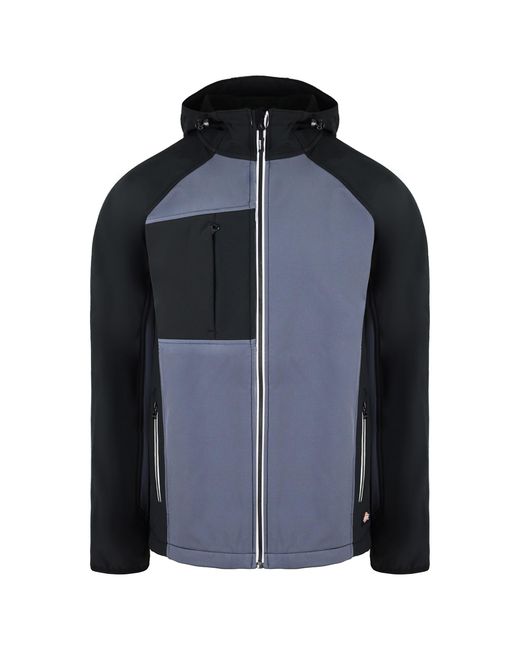 Dickies Black Softshell Resistant Jacket for men