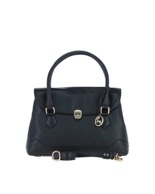 Ashwood Leather Black Premium Shoulder Bag With Detachable Crossbody Strap