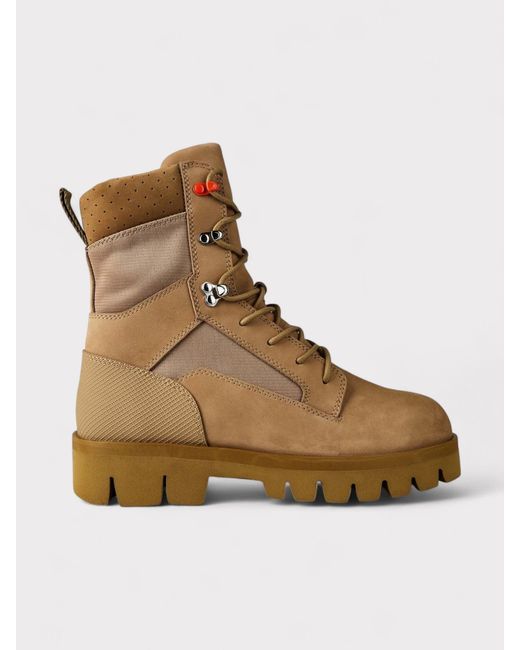 Heron Preston Brown Military Boots Biege
