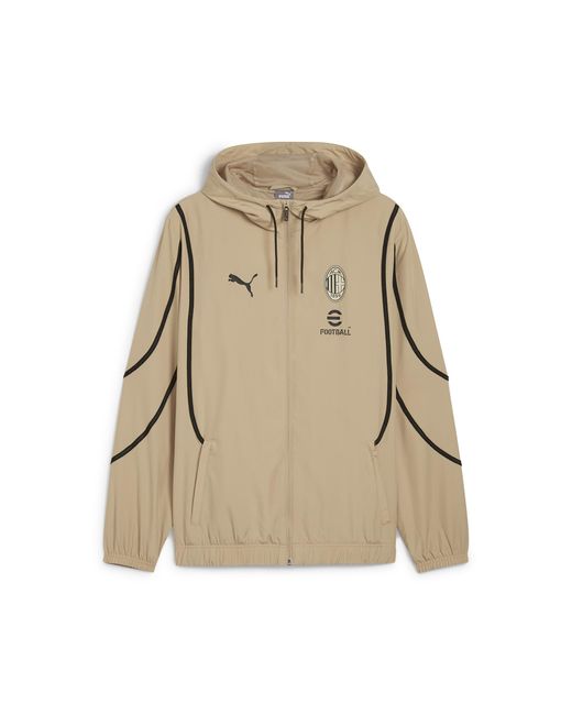 PUMA Natural Ac Milan Pre-Match Woven Jacket for men