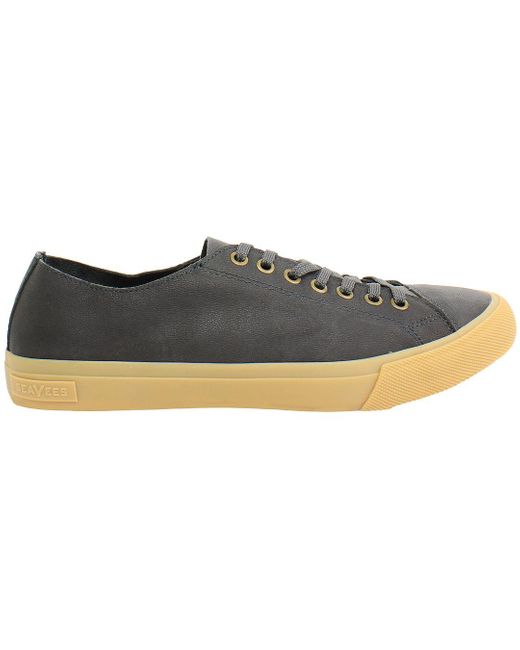 Seavees Black Army Issue Low Shoes for men