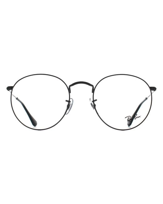 Ray-Ban Brown Round Gunmetal Rx3447V Metal