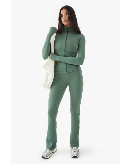 DSGN Studio Green Ultra Sculpt Flared Legging