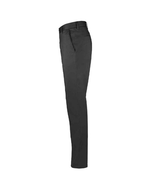 Sol's Gray Jared Stretch Slim Suit Trousers for men