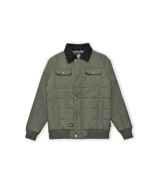 Seventyseven Green Seventyseven Worker Jacket Cotton for men