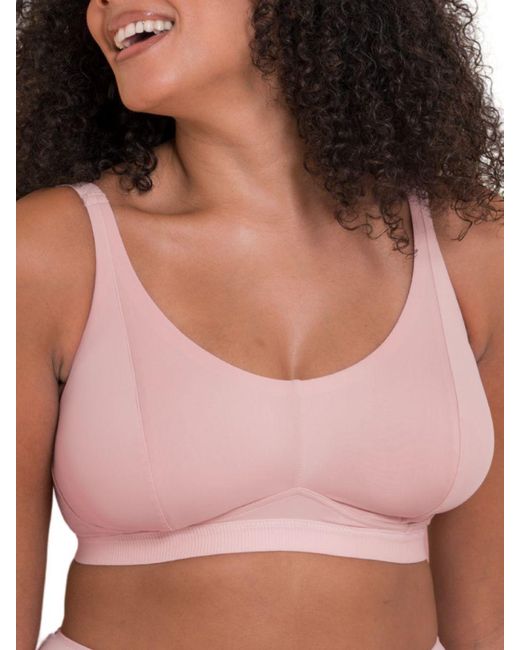 Curvy Kate Pink Zen Non-Wired Bralette