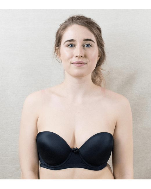 Pour Moi Blue St Tropez Strapless Bra